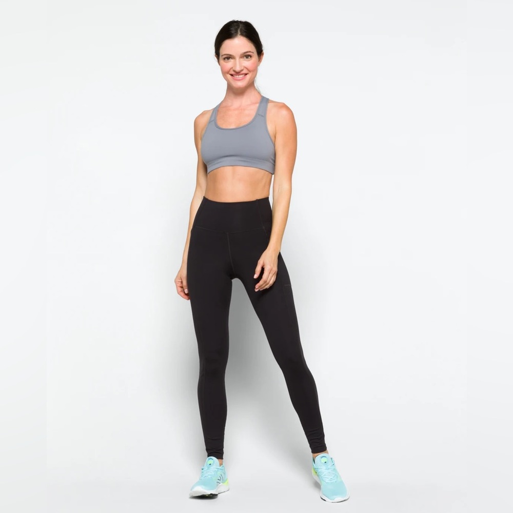 GIRLFRIEND COLLECTIVE high rise performance leggings w/side pockets XL neverworn
